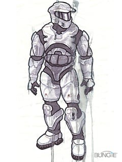 Early Concept Art of Master Chief